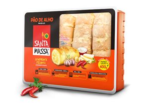 PAO DE ALHO STA MASSA LEV PICANTE 400GR