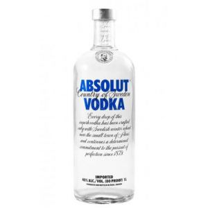 VODKA IMP ABSOLUT NAT 1L