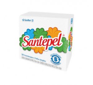 GUARDANAPO SANTEPEL 33X30 C/50UN